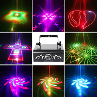 Nouvelle Animation RGB Laser Stage Lights DMX512 Remote Sound Activated lazer Lights dmx party lighting for Bar Nightclub