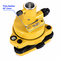 Adaptateur Prisme Jaune et Kit de Traverse Tribrach pour Instruments et Équipements de Topographie - Supports de Prisme et Cibles