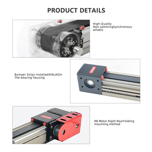 Guía lineal de alta velocidad y bajo ruido de pórtico XYZ, guía lineal de actuador lineal <span class=keywords><strong>CNC</strong></span> de precisión de transmisión de correa de doble riel, 2017 - Product Image 5