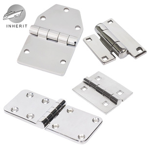 Charnière d'angle carrée Inherit 120x80mm en acier inoxydable 316 de qualité marine pour portes et fenêtres - Product Image 1