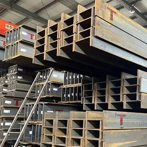 Стальная конструкция из оцинкованной стали <span class=keywords><strong>H</strong></span>-образного профиля <span class=keywords><strong>ASTM</strong></span> A992, марки Q235, Q345, S275JR, произведена в Китае, с возможностью изготовления по индивидуальным размерам. - Product Image 1