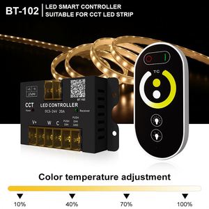 RGB LED スマートコントローラー 5-24VDC 3CH リモート無線周波数リモコン発光ダイオード RGB 調光器 - Product Image 3
