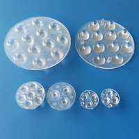 Module de lentille LED multi-lentilles 3535 pour éclairage PAR intérieur, taille 35mm D35.0*H7.9mm, angle 5-60 degrés, PMMA IP67