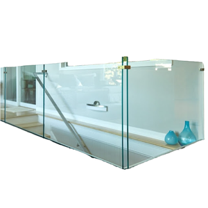 Sistema de Barandilla de Vidrio con Canal en U de Aluminio, Diseño Moderno para Balcón y Terraza Exterior, con 5 Años de Garantía, ZF Exportación Global - Product Image 1