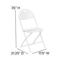 Chaise de camping pliante CE en plastique blanc avec dossier ventilé, structure en fer, design moderne, empilable, séchage rapide, mobilier d'extérieur pour jardin et hôtel