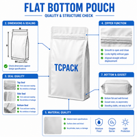Sachet d'emballage alimentaire personnalisé pour nouilles instantanées, pochette verticale avec fenêtre transparente pour la promotion de marques de snacks en détail, OEM