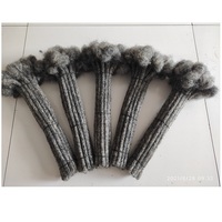 Vente en gros de cheveux humains brésiliens Dread Loc Extensions 10A Grade Trame unique Dreadlock Puffs Locs courtes et longues pour femmes et hommes