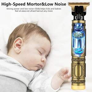 Cortadora de Pelo Profesional de Acero Inoxidable, Afeitadora Eléctrica para Caballero, Máquina Cortadora para Barbería, Uso en Hoteles, Hogar, OEM en Inglés - Product Image 3