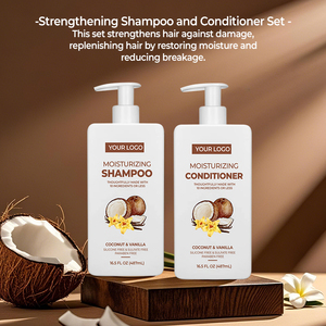Champú <span class=keywords><strong>de</strong></span> <span class=keywords><strong>coco</strong></span> <span class=keywords><strong>de</strong></span> vainilla, fórmula nutritiva y calmante, juego para el cuidado del cabello para cuero cabelludo estresado, cabello suave sedoso y protección antioxidante - Product Image 3