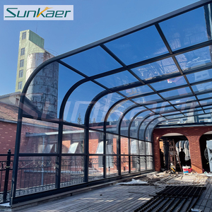 Sunkaer Parasoles Retráctil para Exteriores, Invernaderos de Techo de Cristal para <span class=keywords><strong>Solarium</strong></span> Independiente - Product Image 3