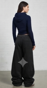 Pantalones Deportivos Modernos de Pierna Ancha y Corte Holgado, Estilo Oversize, para Mujer - Product Image 4