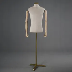 La mitad del cuerpo hombre maniquí muñeca torso de <span class=keywords><strong>brazos</strong></span> <span class=keywords><strong>articulados</strong></span> maniquí - Product Image 1