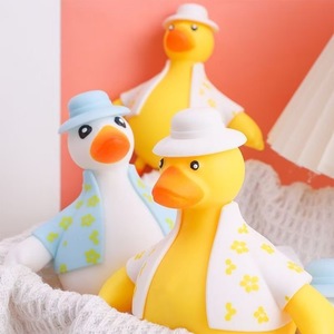 Cartoon Kawaii Dressed Duck Squishy <b>Toy</b> Cute Duck Squeeze <b>Toy</b> Stress Relief Fidget <b>Toy</b> <b>for</b> Kids <b>Adults</b> - Product Image 4