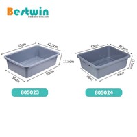 Boîte de rangement commerciale, en plastique polypropylène, Durable, fourre-tout, baignoire, Bus utilitaire pour le transport
