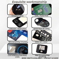Panneau en acrylique PMMA découpé sur mesure par CNC et sérigraphié, couvercle en plastique PC PET - Plaque de protection avant d'équipement industriel de haute qualité
