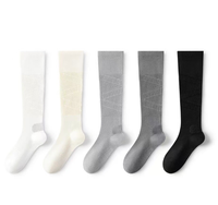 Chaussettes mi-hautes légères pour femmes, idéales pour le fitness, le badminton et le tennis en été ; Chaussettes de course en plein air ; Chaussettes de compression sportives pour mollets