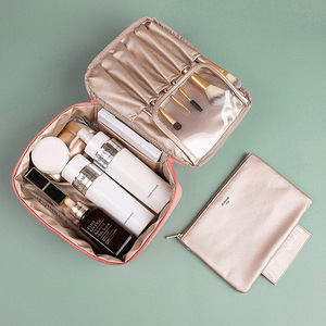 Fabricants En Gros Personnalisé Portable Étanche Oxford <span class=keywords><strong>Avion</strong></span> <span class=keywords><strong>Voyage</strong></span> Maquillage Sac <span class=keywords><strong>De</strong></span> Rangement <span class=keywords><strong>De</strong></span> <span class=keywords><strong>Voyage</strong></span> Sac Cosmétique - Product Image 3
