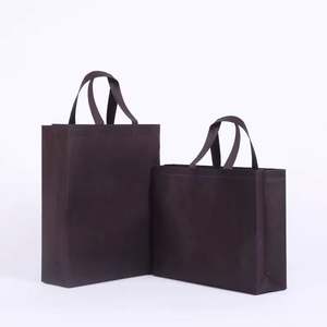 Sac de courses personnalisé en non-tissé, version verticale, à large ouverture, blanc, imperméable et enduit - Product Image 3