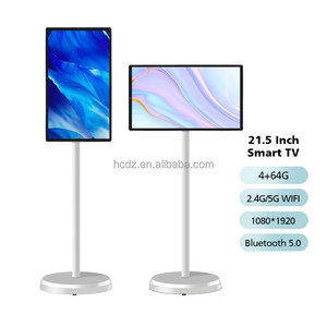Nuovo <span class=keywords><strong>Monitor</strong></span> Touch Screen a 40 Punti da 21,5 Pollici 60Hz <span class=keywords><strong>Smart</strong></span> TV Android 12/13 con Ruote in Lega di Alluminio, Ricarica USB, Interattivo e Mobile - Product Image 6