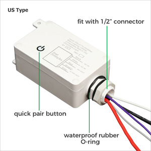 Ứng dụng Google nhà Alexa bằng giọng nói điều khiển thông minh LED Halogen Filament <span class=keywords><strong>Dimmer</strong></span> Switch 0-10V TRIAC <span class=keywords><strong>Dimmer</strong></span> ETL được liệt kê - Product Image 3