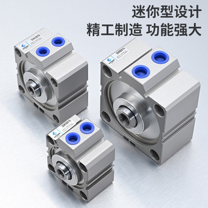 ลินหยวน เอสดีเอ กระบอกลมบาง 50X10 ตัวเรือนอะลูมิเนียมแรงขับสูงแบบนิวเมติก - Product Image 4