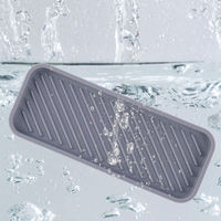 Tapis de drainage en silicone de qualité alimentaire, écologiques et modernes, imperméables, pour évier de cuisine, support pour éponges de beauté, pour restaurants