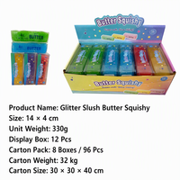 Jouet à presser en forme de fromage géant multicolore à remontée lente, anti-stress pour le bureau, cadeau fidget, boîte surprise