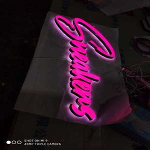 3D de Metal <span class=keywords><strong>letras</strong></span> de canal de oro rosa <span class=keywords><strong>letras</strong></span> signo - Product Image 1