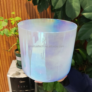 Cuencos de Cristal Transparentes para Sanación Sonora Q're, Cuencos de Cuarzo para Baño de Sonido - Product Image 3