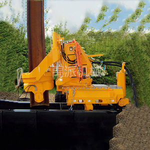 <b>Cement</b> Pile Steel Sheet Pile Driving Machine 6m Remote Control Static Pressing Pile Driver For Construction Site - Product Image 3