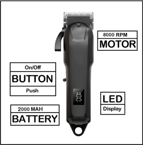 2025 Nouveau <span class=keywords><strong>Meilleur</strong></span> Kit <span class=keywords><strong>Professionnel</strong></span> de <span class=keywords><strong>Tondeuse</strong></span> à Cheveux et <span class=keywords><strong>Barbe</strong></span> en Plastique pour Hommes – Rechargeable USB, Machine à Couper les Cheveux de Barbier - Product Image 2