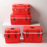 Ensemble Chauffe-Plats et Glacière 15/25/35/50L pour Fêtes et Pique-Niques – Boîte de Rangement Isotherme Double Grande Taille