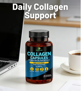 Complément alimentaire en capsules de collagène complexe OEM/ODM, acide hyaluronique et vitamine C, soutien de la peau, des cheveux, des ongles, des articulations, santé osseuse - Product Image 3