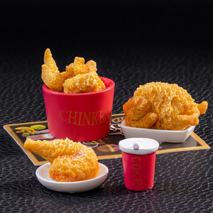 โมเดลเรซิ่นรูปไก่ทอดจิ๋ว ของตกแต่งโต๊ะทำงาน อุปกรณ์ DIY - Product Image 5