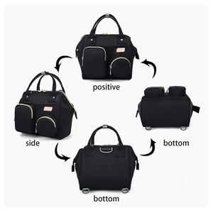 V-coool-Bolsa de pañales <span class=keywords><strong>para</strong></span> mamá, bolsa de pañales pequeña <span class=keywords><strong>para</strong></span> el personal de la vida de la mamá, artículos de bebé <span class=keywords><strong>para</strong></span> guardería - Product Image 2