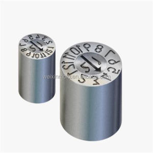 2024 año y mes inyección de plástico doble fecha sello insertar pines - Product Image 1