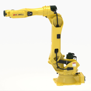 Bras de robot industriel à 6 axes, charge utile de 220 kg, portée de 3200 mm, contrôlé par PLC, boîte de vitesses à moteur, servo-électrique, pour la manutention et la palettisation - Product Image 1