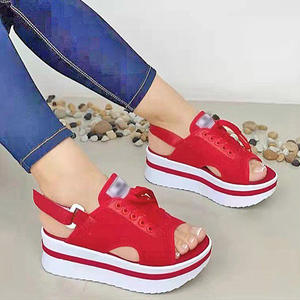 Sandali Estivi alla Moda 2025 Nuovi Modelli Taglia Grande da Donna con Suola Spessa e Punta Aperta per Spiaggia e Casual - Product Image 2