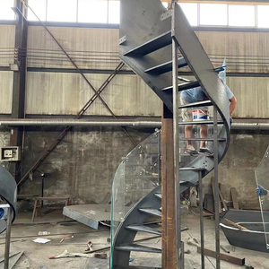 <span class=keywords><strong>Escalier</strong></span> en colimaçon moderne 2025 personnalisé en usine pour petits espaces pour la décoration de la <span class=keywords><strong>maison</strong></span> - Product Image 6