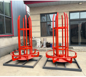 Support vertical en acier pour barres d'armature avec équipement auxiliaire de freinage pour machine de découpe et de pliage CNC - Product Image 4