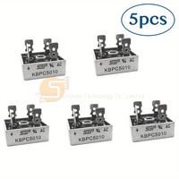 5 piezas de rectificador de puente KBPC 10A-50A 1000V (KBPC1510 KBPC2504 KBPC2510 KBPC3510 KBPC5010)