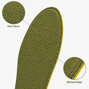 Semelles intérieures en mousse à mémoire de forme PU confortables, vente en gros, unisexe, absorption des chocs, écologiques, réduisent les douleurs aux <span class=keywords><strong>pieds</strong></span> <span class=keywords><strong>pour</strong></span> la position debout prolongée - Product Image 4