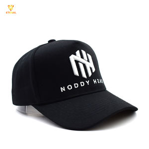 कैप निर्माता कस्टम ऑक्सबर्ड डॉबी 5 पैनल घुमावदार ब्रिम लोगो के साथ संरचित बेसबॉल कैप - Product Image 3