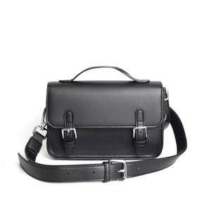 2025 bolso de hombro tipo bandolera informal Unisex para hombre, bolso cuadrado pequeño de PU a la moda con patrón geométrico, estilo cartero portátil - Product Image 1