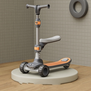 <span class=keywords><strong>Mini</strong></span> Trottinette Pliable à Hauteur Réglable en Offre Spéciale, avec Lumière LED, pour Enfant Fille - Product Image 1