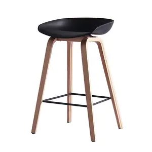 Compre taburete de bar de desayuno de cocina de hogar de madera usado contemporáneo barato al por mayor de China en venta