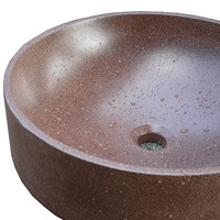 CONRAZZO Vente flash Lavabos de salle de bain modernes en béton, lavabo pour se laver les mains pour les toilettes