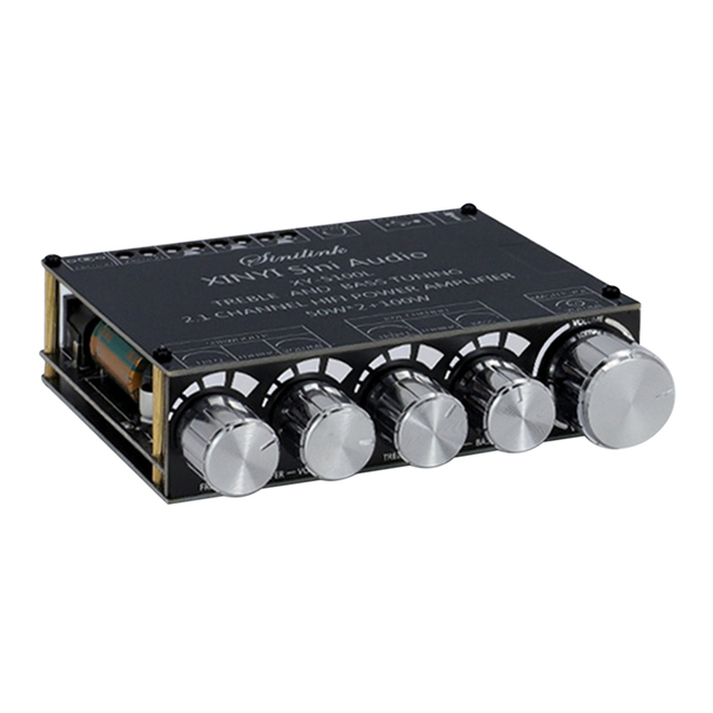 XY-S100L 2.1 Channel Bass 2x50W + 100W HIFI Power Subwoofer Amplifier Board BT-compatible 5.0 2.1 Channel Audio Stereo