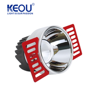 Spot encastré COB modulaire en aluminium, multicolore, 7W, 9W, 12W, avec cadre amovible et remplaçable, OEM ODM