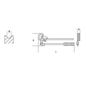 BETA - 003880008 Cintreuses pour tuyaux en cuivre à paroi mince, alliage léger et acier doux-EAN 8014230076058 PIPE CINTREUSES - Product Image 2